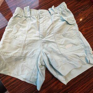 AFTCO The Original Fishing Short in Light Blue- size 26- 100% nylon